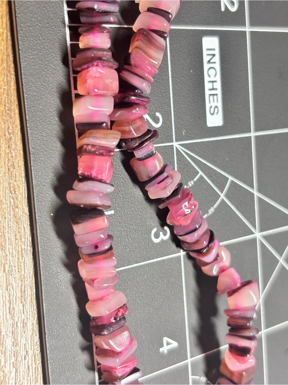 Pink Purple Mixed Shell‎ Chip Necklace Costal Surfer Beach Y2K
